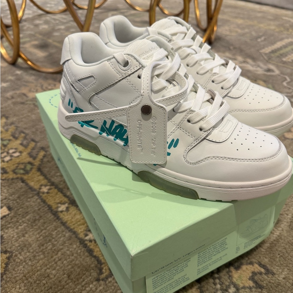 Off White c/o Virgil Abloh Out of office For Walking White/Blue